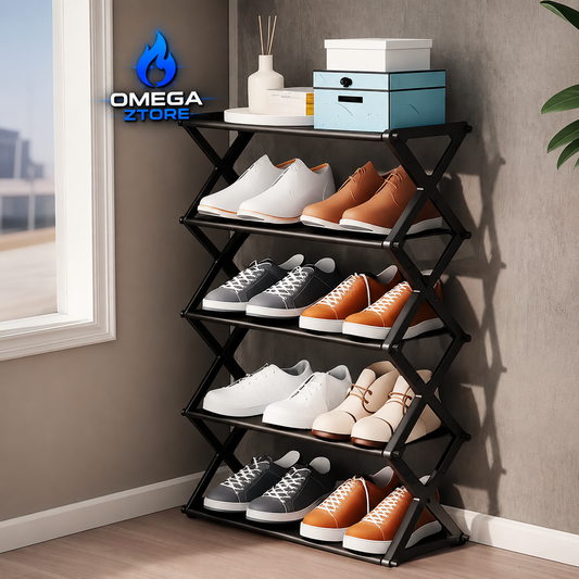 🥿 Organiza tu espacio con estilo | Zapatero Plegable Multifuncional